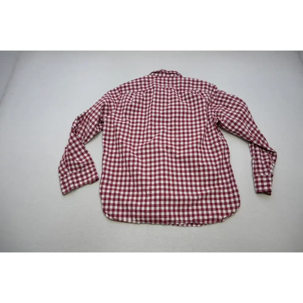 J Crew Dress Shirt Casual Plaid‎ Long Sleeve Button Up Mens Size XL